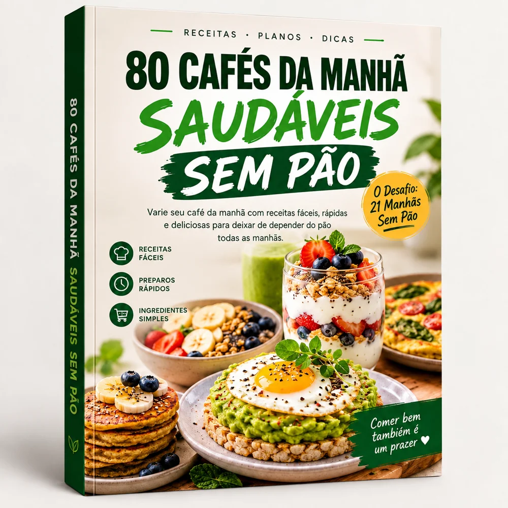 80 Cafés da Manhã Saudáveis Sem Pão — acesso digital completo